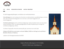 Tablet Screenshot of hallgrens.se